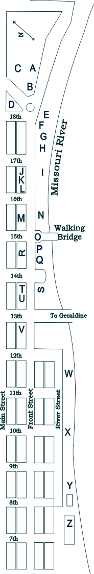 Fort Benton Levee Map